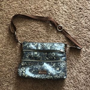 SakRoots Crossbody Vinyl Exterior Handbag